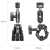 Ulanzi CO78 (C084) - zacisk Super Clamp z mini ramieniem Magic Arm z dwiema głowicami kulowymi - wymiary